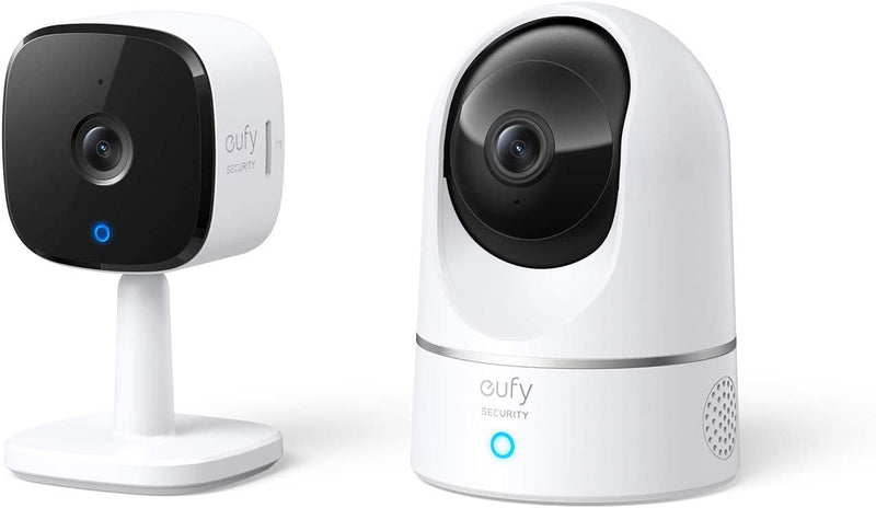 eufy Security Indoor Cam C120 & P24, 2K, Indoor Security Camera, Wi-Fi Plug-in Camera, Human & Pet AI, Voice Assistant Compatibility, Night Vision, HomeBase not Compatible