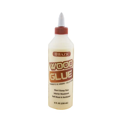 BAZIC Products Wood Glue, 8 Fl Oz 8oz 1-Pack