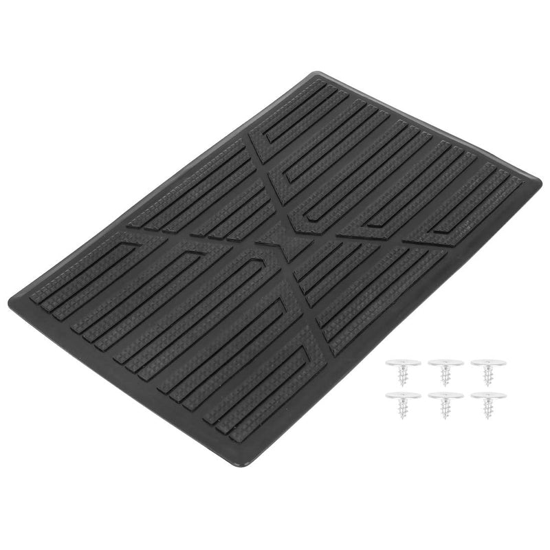 X AUTOHAUX Universal Car Vehicles Trucks Floor Carpet Mat Patch Heel Scuff Plate Foot Rest Pedal Pad