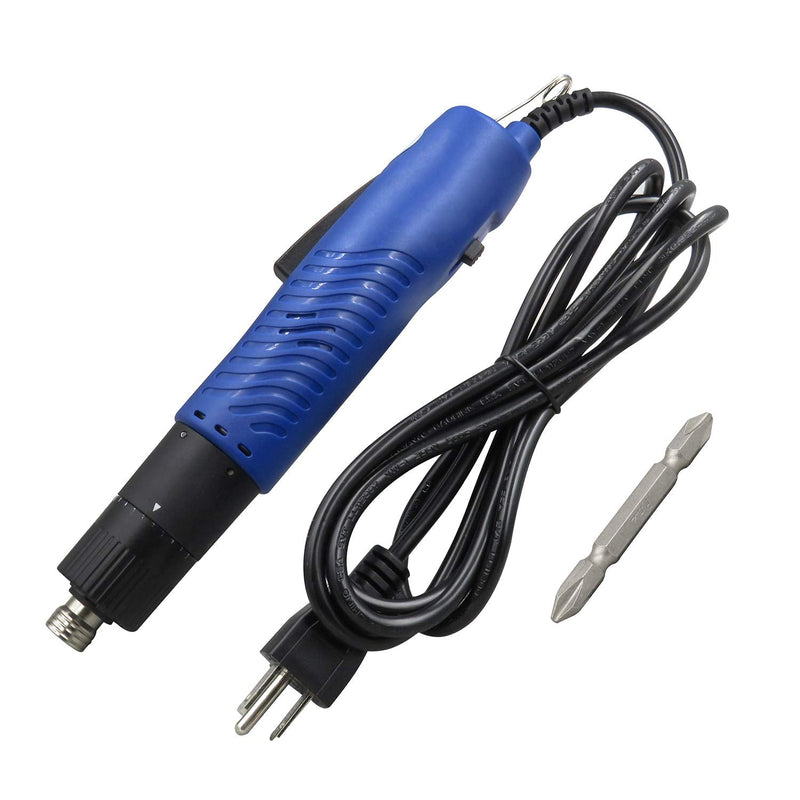 AC 110V Electric Screwdriver Handheld Corded Electric Screw Driver Adjustable Torque 1/4-in Screw Bit Diameter Repair Tool