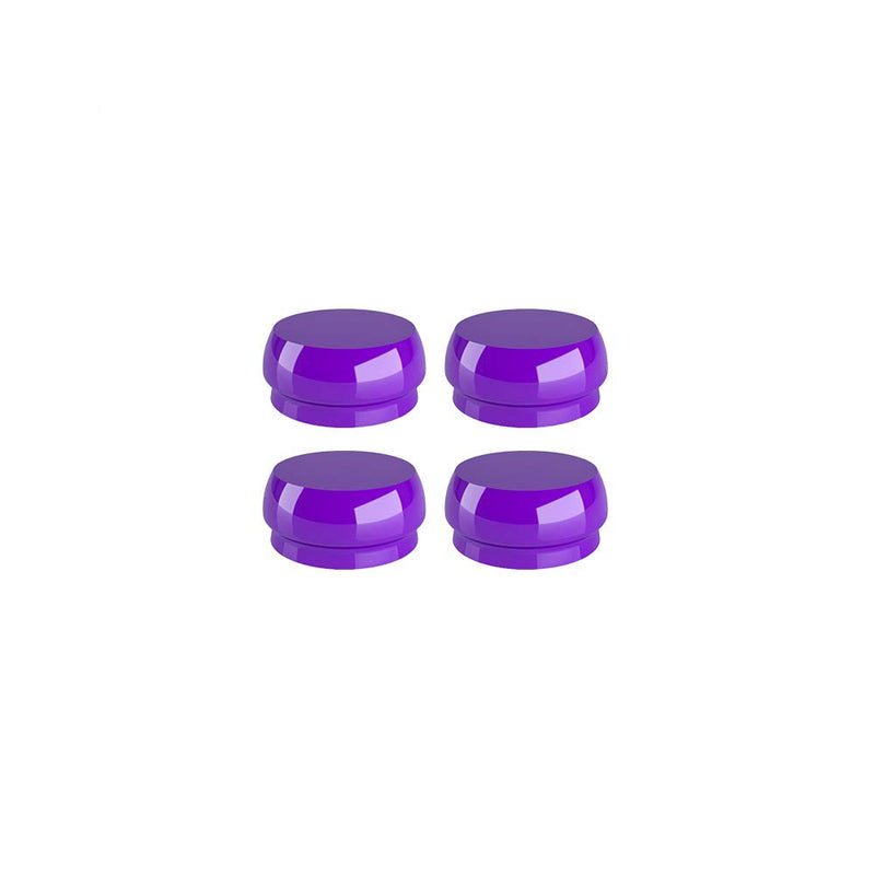 IQ Equator OD Secure Genuine Replacement Retentive Caps, Strong/Rigid, Violet 2.7kg/5.9lbs (4-Pack)