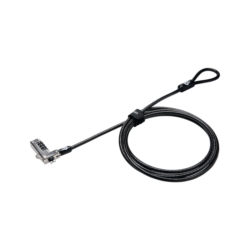 Kensington NanoSaver™ Combination Laptop Lock, Resettable Computer Security Locking Cable for Ultra-thin Laptops for HP Lenovo Asus Acer, Resettable 4-wheel Number Code (K60603WW) | Also fits 2-in-1 devices with Nano security slots, laptop theft protec...