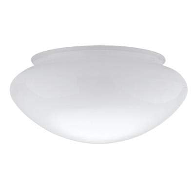Dysmio 6-Inch White Classic Globe, Dome, Fitter Size 5-1/2 inches, Replacement Mushroom Glass Shade for Pendant, Fan light, Bathroom ‎Fitter Size 5-½ inches