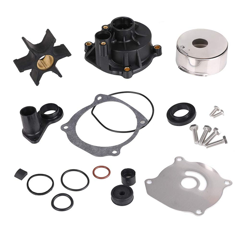 5001594 Water Pump Repair Kit with Housing for Johnson Evinrude V4 V6 V8 85-300HP Outboard Motor Parts - Replace 5001594 395060 390768 Sierra 18-3392