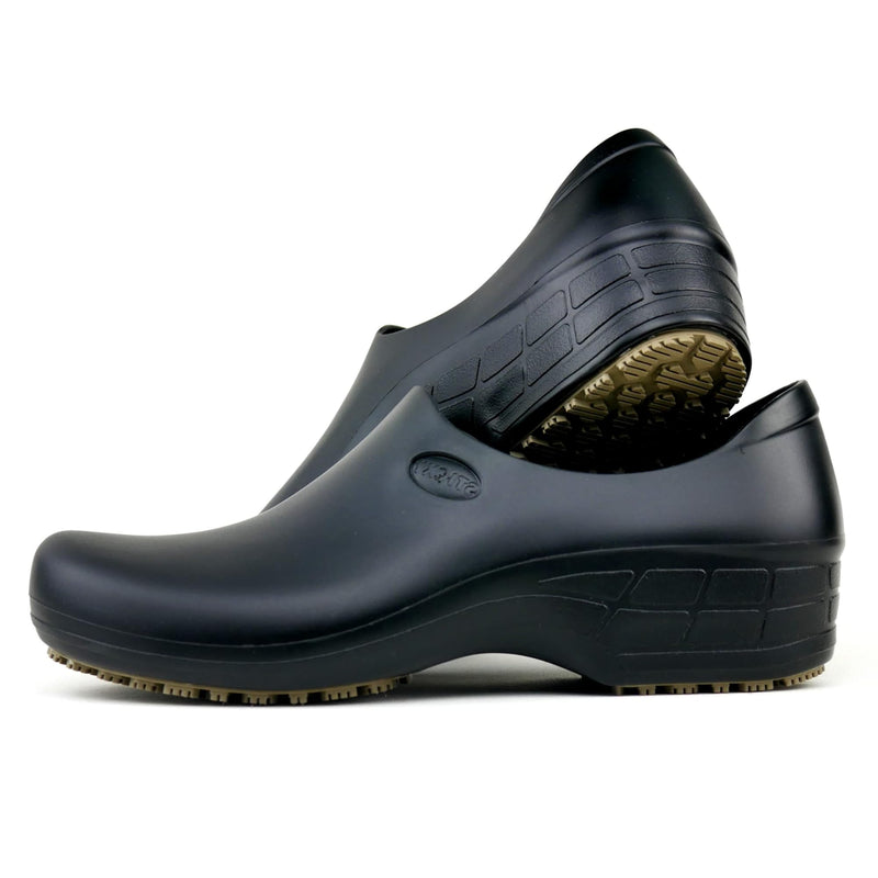 Sticky Nursing Shoes Women - Chefs - Kitchen - Nurses - Clogs for Work - Waterproof Non Slip 8.5 Black