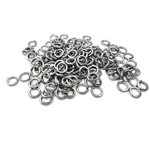 M8 Stainless Steel Split Lock Washers, 8mm ID, 12mm OD,18-8 (304) Stainless Steel, Spring Lock Washers for M8 Screw Bolts 150pcs (M8)