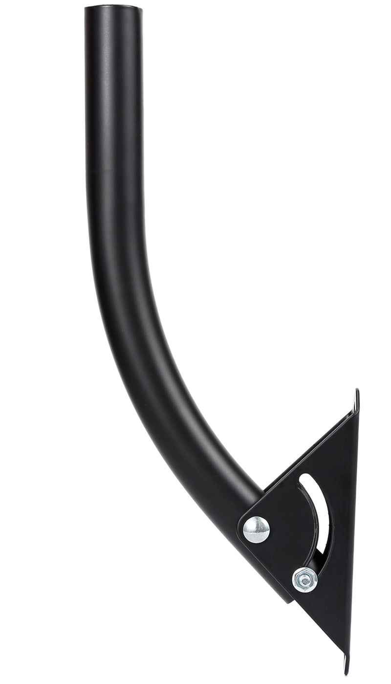 Newest Version Adjustable Outdoor/Attic TV Antenna Mount Pole,Stainless Painting 13'Arm Length,Reversible,Lightweight,Waterproof,Easy Installation