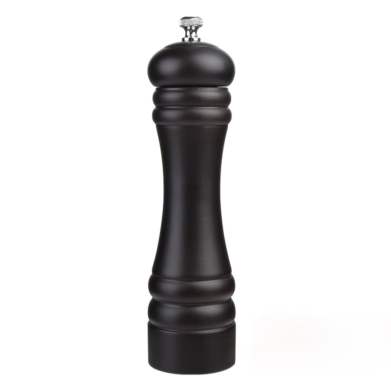 Pepper Mill Black Pepper Grinder Mill Wood Refillable Stainless Steel Mechanism Adjustable Coarseness 9 inch