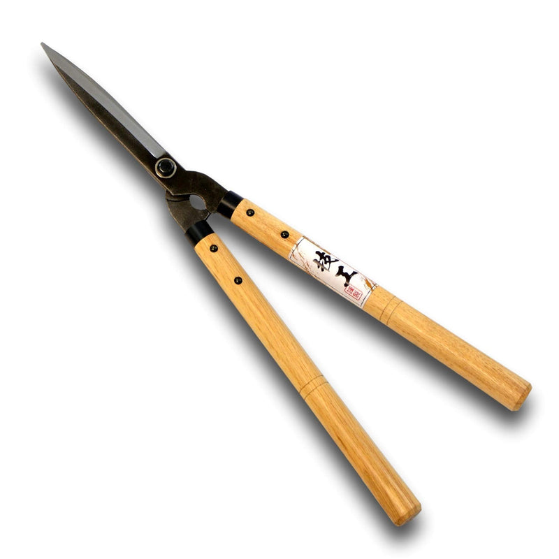 KAKURI Japanese Hedge Shears Small 20", Professional Mini Hadge Clippers for Trimming Bush and Border, Heavy Duty Handheld Compact Size, Made in Japan 20" Compact