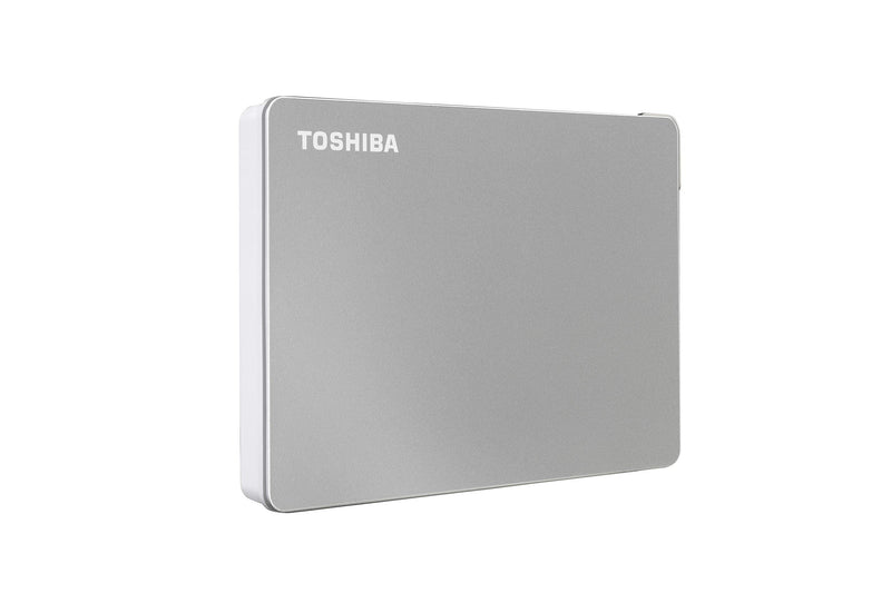 Toshiba Canvio Flex 1TB Portable External Hard Drive USB-C USB 3.0, Silver for PC, Mac, & Tablet - HDTX110XSCAA USB-C & USB 3.0