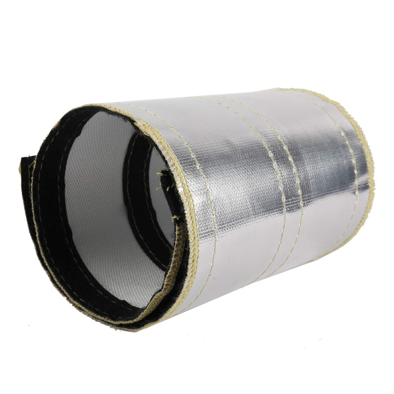 Heat Shield Barrier, Heat Shroud Sleeve, Heat Shield Barrier Cover Wrap, Fiberglass Heat Wrap, 7 in × 23.6 in