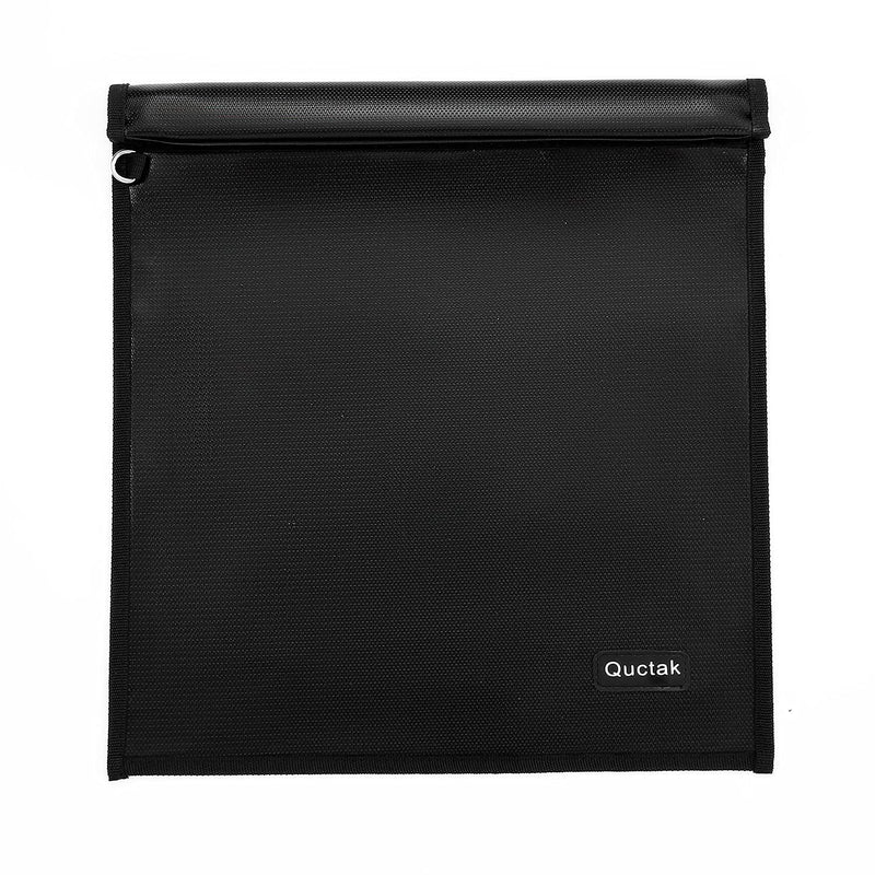 Large Faraday Cage (13.8" X 17.7"), Fireproof Waterproof Key Fob Protector, Faraday Bags for Phones, Car RFID Signal Blocking, Anti-Theft Pouch, Anti-Hacking Case Blocker Black 13.8"X17.7"