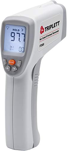 Triplett FT2020 Non-Contact Infrared Thermometer, 89.6 to 108.5°F (32 to 42.5°C) Standard