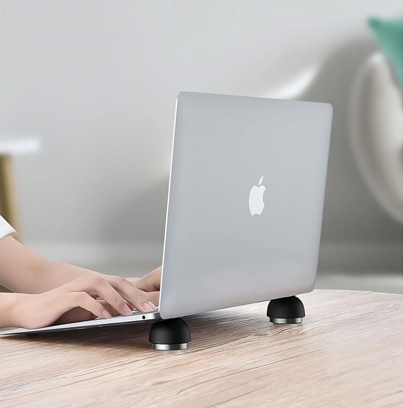 Laptop Cooling Pad,Small Laptop Cooling Stand Invisible Cooler Ball for Notebook Computer Black