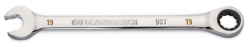 GEARWRENCH 19mm 90T 12 Point Ratcheting Combination Wrench | 86919