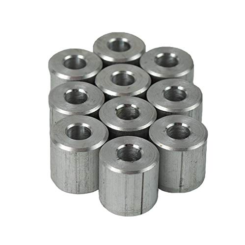 Aluminum Spacers (10 Pack) - 5/8" OD x 1/4" ID x 1.0" L