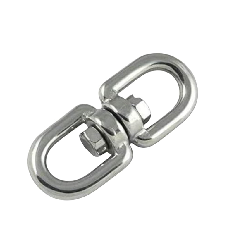 MarineNow 316 Stainless Steel Anchor Swivel Eye - Eye Connector 08mm - 5/16" 05-Pack