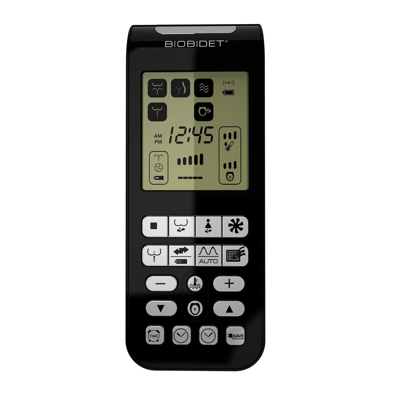 Bio Bidet by Bemis BB2000 Black | Bidet Wireless Remote Control for Smart Toilet Seat Convenient Adjustable Settings