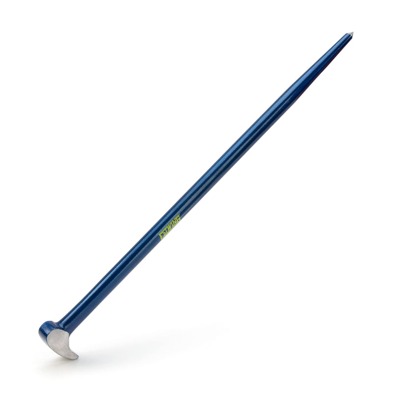 Estwing 62451 16-Inch Roll-Head Pry Bar - Heavy-Duty Chrome Alloy Steel, Bend-Resistant, Versatile Design for Construction & Automotive Projects 16" Length