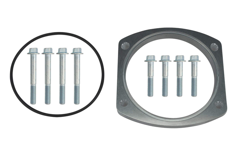 ICT Billet 102mm Throttle Body 1/2 inch Spacer Sheet Metal Intake Manifold ICT Billet Engine Billet Aluminum Compatible with Chevy GMC 551563-LS01S5
