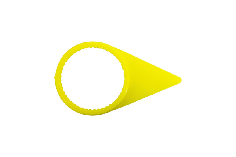 AME INTL 62400 Checkmate Wheel Nut Indicator 33mm – Yellow Visual Loose Lug Nut Alert, 100-Pack