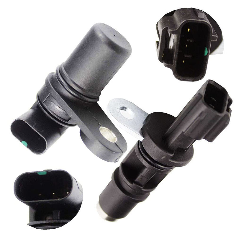 2X Crankshaft + Camshaft Position Sensor Kits for 2007-2008 Dodge Charger 5.7L;2007 Chrysler Aspen 5.7L; 2007 Dodge Ram 1500 5.7L