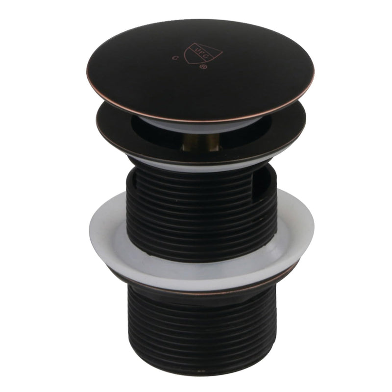 Kingston Brass VTDESHOENB Trimscape Tub Drain Shoe, Naples Bronze, 2.75 x 2.75 x 3.06
