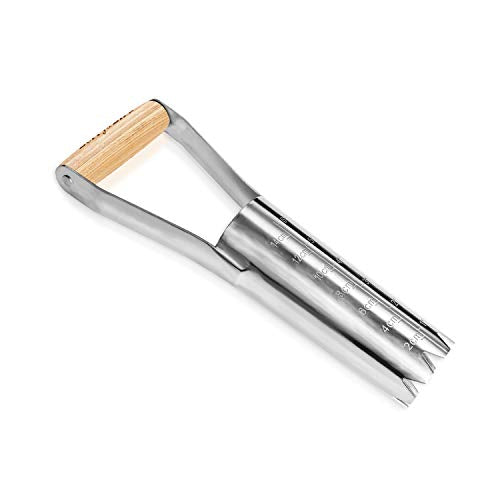 Garden Bulb Planter with 6 inches Depth Mark, Bulb Transplanter 14.3in Bulb Planter