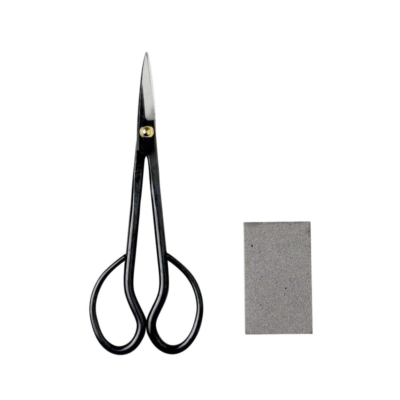 Wazakura Japanese Bonsai Trimming Care Kit Made in Japan, Satsuki Bonsai Scissors 7inch(180mm) + Sap Rust Eraser Gift Box Set 2pcs Satsuki Scissors + Sap Eraser Set