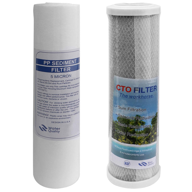 External RV Dual Water Replacement Filters for RVs Boats Motor Homes Marines,Maximize Water Quality Two RV Water Filters ONLY