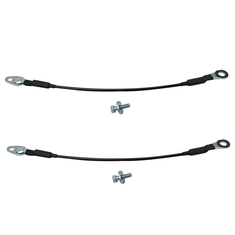 TRQ Tailgate Cable Set Compatible with 2007-2016 Chevrolet Silverado 1500 Silverado 2500 HD Silverado 3500 HD GMC Sierra 1500 Sierra 2500 HD Sierra 3500 HD 2009-2010 Hummer H3T