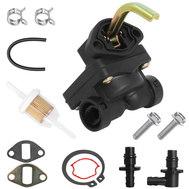 Fuel Pump Kit Compatible with Kohler 12-559-02-S, 12-559-01-S, CH11, CH 12.5S, CV13S, CV14S, CV15S, CV16S, Compatible with John Deere AM133627, L110, LT 133, LT150, LT155, LT160 Fuel Pump