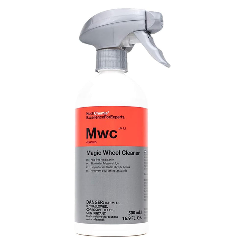 KOCHCHEMIE Magic Wheel Cleaner - Powerful Rim and Rim Well Cleaner; Acid Free, Dissolves Iron Particles Using Visible Red Discoloration, Excellent Adhesion and Viscosity (500 milliliters) 500 milliliters
