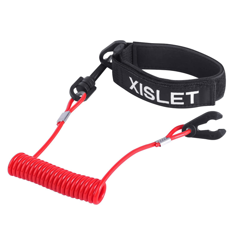 Xislet Yamaha Jet Ski Key Lanyard for Waverunner VX Cruiser FX Engine Safety Stop Tether Yamaha Kill Switch Lanyard Replace EW2-68348-00-00 Aftermarket 6K8-82556-00-00 Jet Ski Accessories