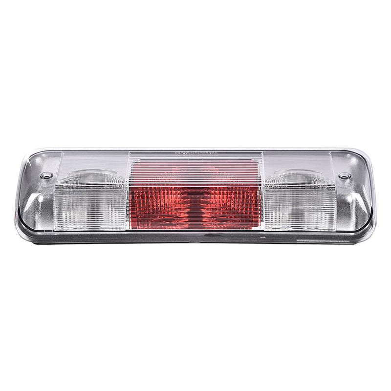 PIT66 3rd Brake Light Compatible with 2004-2008 Ford F150 High Mount Center Rear Roof Third Cargo Light Parking Light Halogen Clear/Red Lens Tercera luz de freno 04-08 F150 Clear/Red
