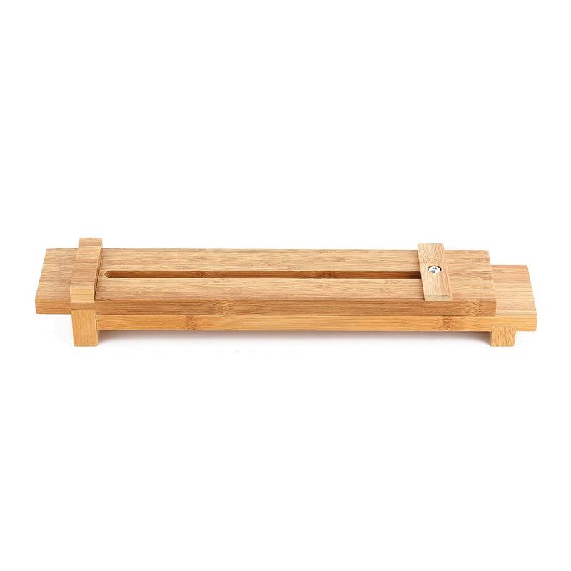 Sharpening Stone Holder Sink Bridge with Adjustable Slider Heavy Base,Easy Honing,Stainless Steel Hardware Accessories,Bamboo Material