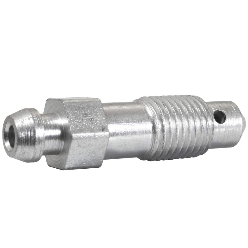 4LIFETIMELINES Stainless Steel Brake Bleeder Screws - Boost Brake System Performance - Swift Brake Fluid Bleed Release - 3/8-24, 3/8" Hex, Set of 2, Eliminate Spongy Brakes, Rust and Corrosion Proof 3/8-24, 3/8 Hex, 1.49 OAL