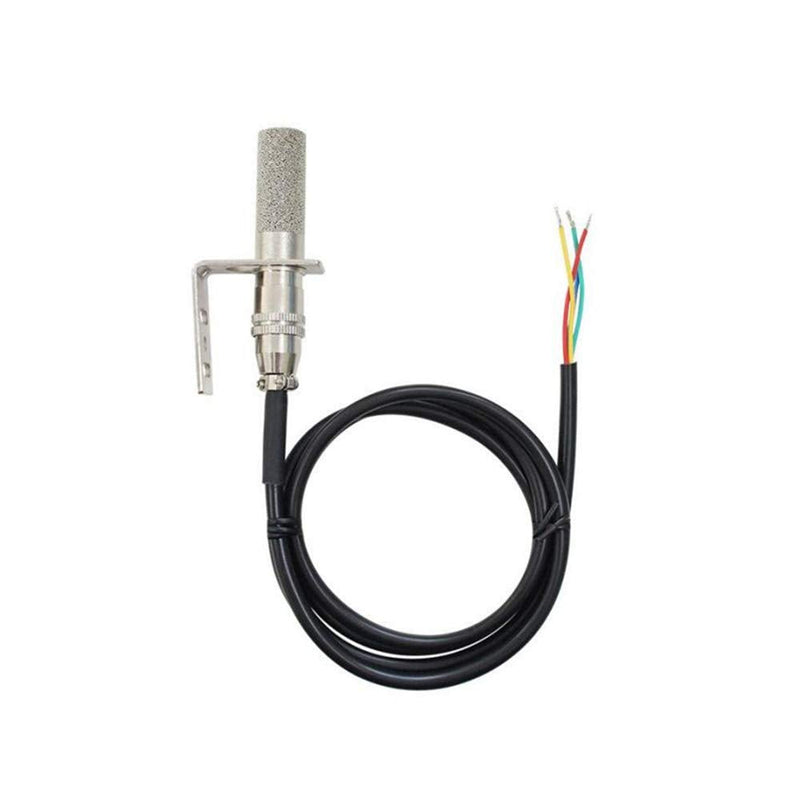 Taidacent RS485 Temperature and Humidity Transmitter Modbus RTU Moisture Monitoring Controller Probe with SHT30 Sensor PLC DCS (SHT30TYPE3) SHT30 Metal Probe High Temperature Waterproof Temperature and Humidity
