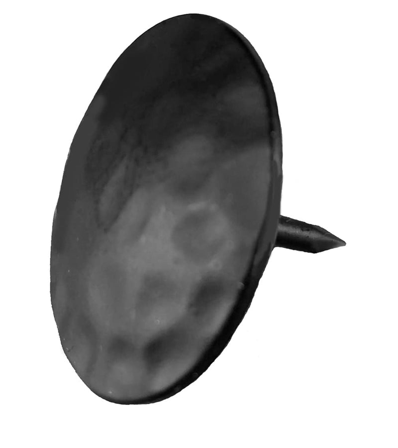 1 1/4" Round Hammered Clavos, Premium Type, Black Powder Coated (15) 15 1 1/4 Inch