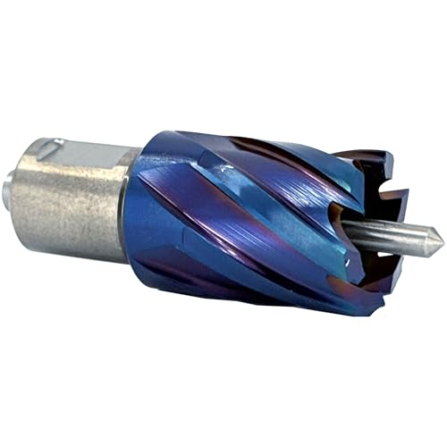 Drill America 7/8" X 1" NACO Blue (Nano-Composite) Coated Annular Cutter, ANC Series 7/8" 1" Depth of Cut