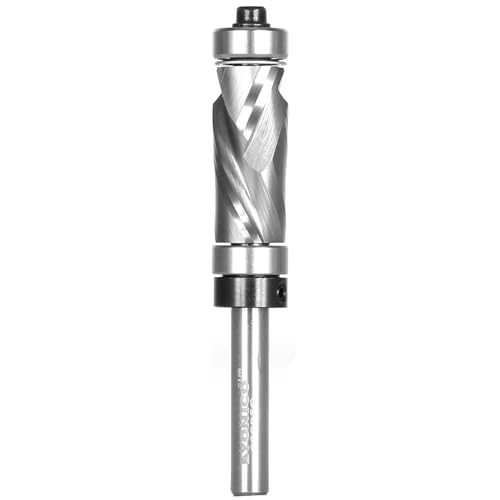 YONICO Flush Trim Router Bits Pattern Bit Compression Ultra-Performance Top & Bottom Bearing 1/4-Inch Shank 33207q
