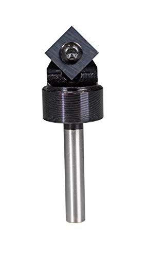 BETOP Carbide Insert 90 Degree V-Groove bit 11/16" Diameter, 21/64" Cutting Length,1/4" Shank BETOP Carbide Insert 90 Degree V-Groove bit 11/16" Diameter, 21/64" Cutting Length,1/4" Shank
