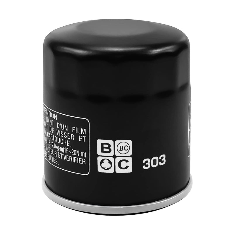 16097-0008 303 Oil Filter for Kawasaki Ninja 400 650 300 500 zx6r z650 Vulcan 900 1500 1700 2000 800 650 750 Versys 650 X300 1000 w800 Prairie 400 300 Bayou 400 z900 z1000 z800 z750 303 1
