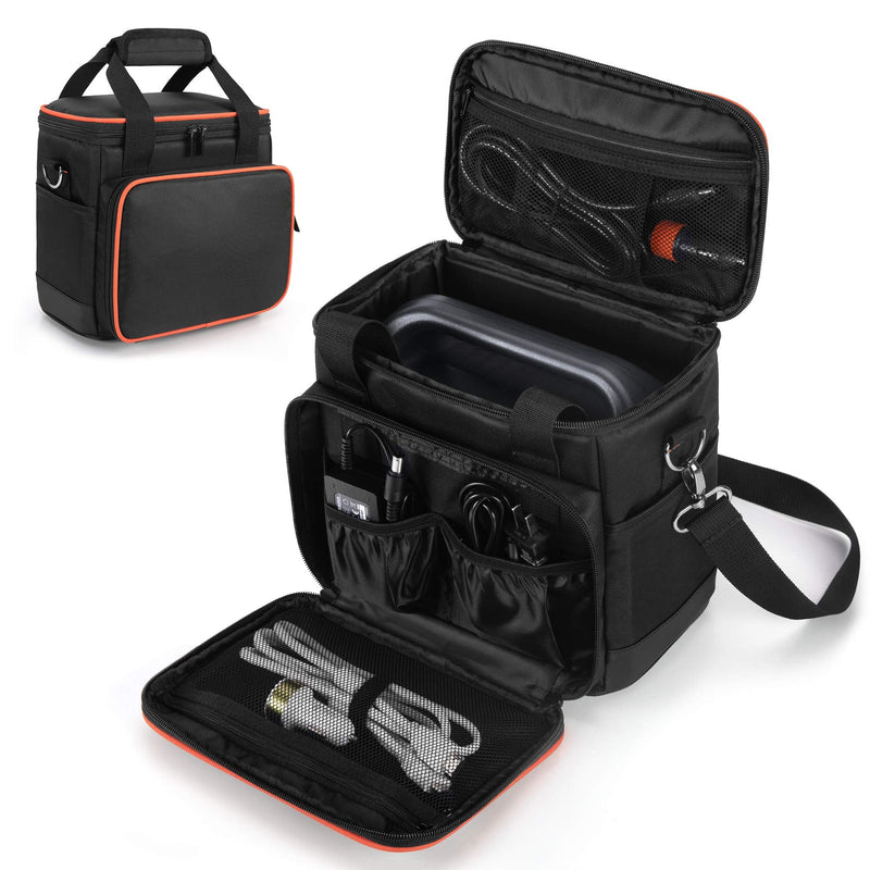 Trunab Travel Carrying Bag Compatible with Jackery Explorer160/240/300, Portable Power Station Storage Case with Waterproof Bottom and Front Pockets for Charging Cable and Accessories Small(Fits 160/240/300W)