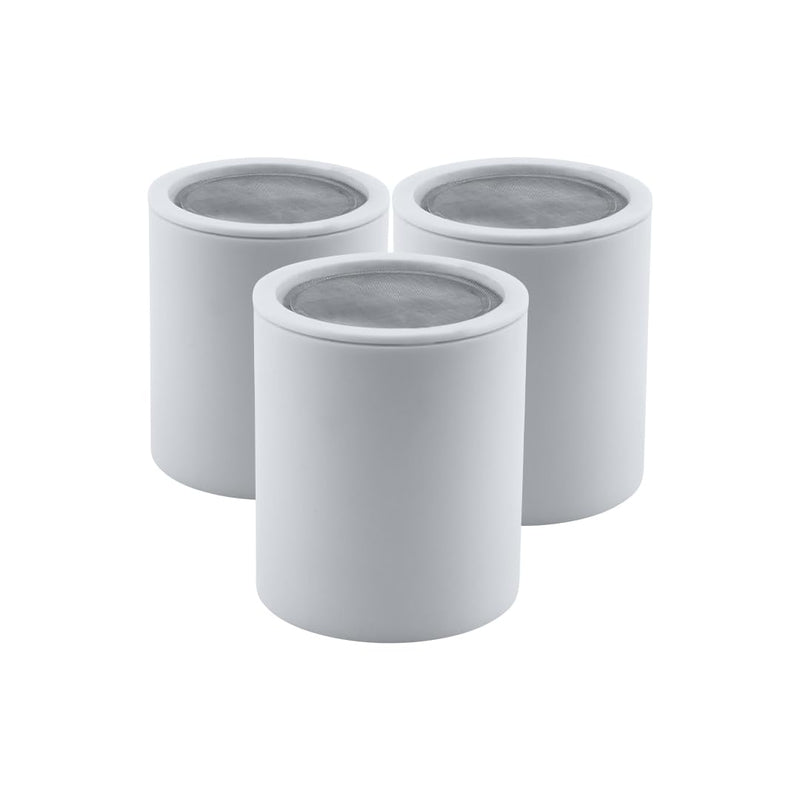 AquaBliss High Output Shower Filter Replacement Cartridge – Reduces Chemicals & Chlorine, Restores pH Balance, Glowing Skin, Strong Nails & Shimmering Hair – 3-Pack (SFC100)