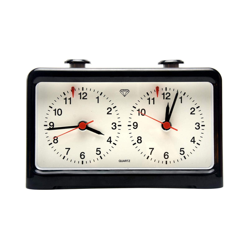Just E Joy Chess Clock Digital Alarm Chess Timer w/Quartz Movement for Board Game International Chess Chinese Chess Weiqi Competitions Classic Analog Style Chess Clock As Picture