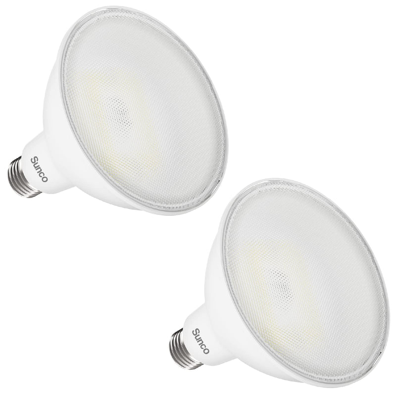 Sunco PAR38 LED Outdoor Flood Light Bulb, Ultra Bright, 2800 LM, 20W (250W Equivalent), 5000K Daylight, Dimmable, E26 Medium Base, for Security Garage Yard Driveway, UL 2 Pack