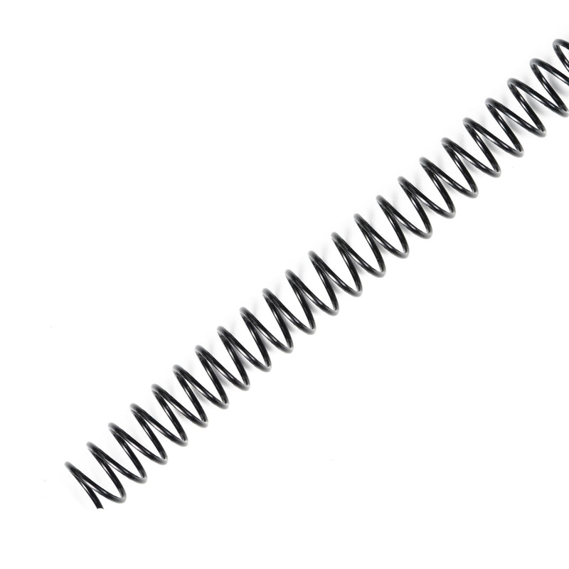 TOTiyea 100 Pack Plastic Spiral Binding Coils, 10mm(3/8") Binding Spirals, 75 Sheet Capacity, 4:1 Pitch, Black 3/8" (75 Sheet Capacity)