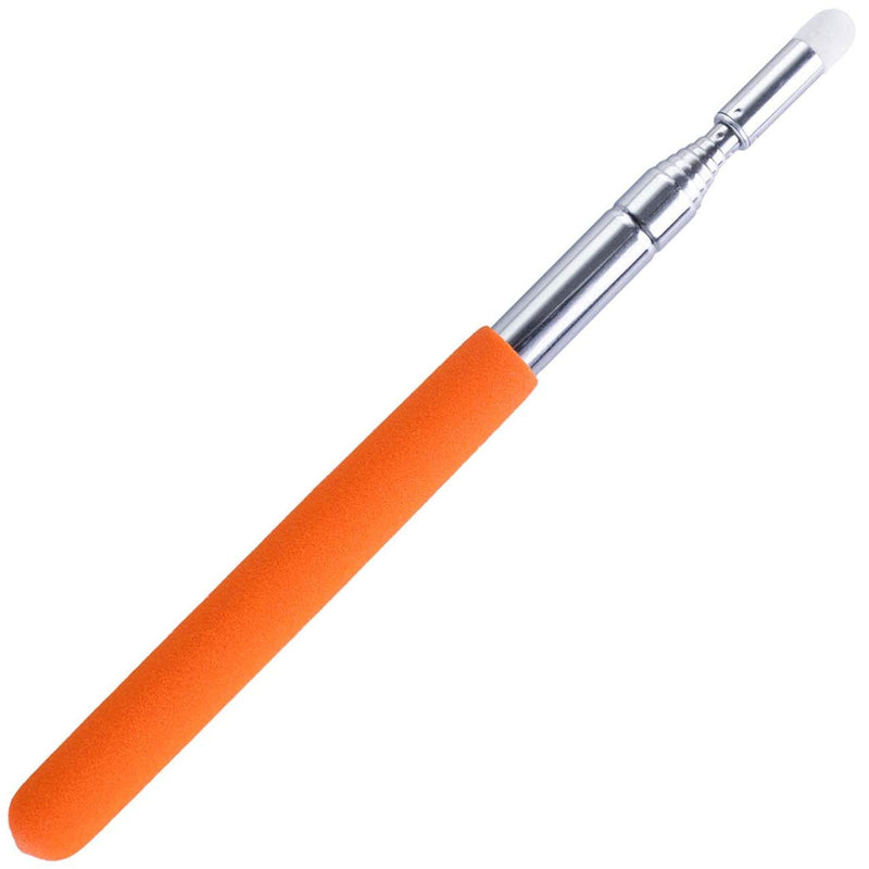 Pointer Sticks,Extendable Pointer,Hand Pointer for Classroom,Classroom Pointer for Teacher,Telescopic Teacher Pointer Retractable Pointer Hand Pointer for Kids Whiteboard Pointer (Orange) Orange