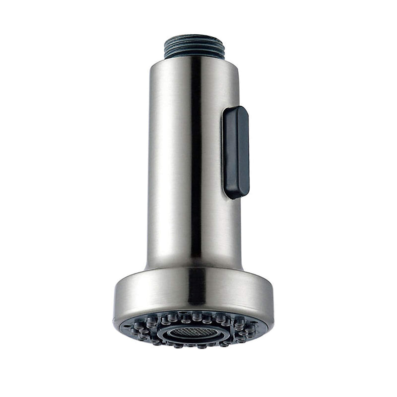 Pull Down Faucet Replacement Head, 2 Function Mode Kitchen Faucet Sprayer Head, G12 Pull Out Kitchen Faucet Spray Head Replacement for Kitchen Tap Sprayer Replacement, Brushed Nickel